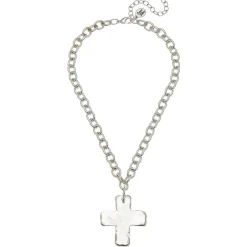 Solid Cross Necklace|Susan Shaw Sale