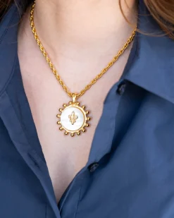 Sophie Fleur de Lis Necklace|Susan Shaw Hot