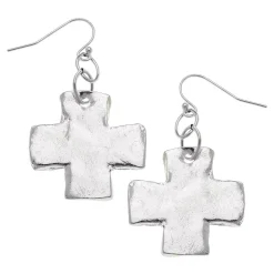 Square Cross Earrings|Susan Shaw Clearance