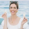 Starfish & Shell Paperclip Necklace|Susan Shaw Clearance