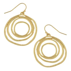 Swirl Cut Out Earrings|Susan Shaw Best