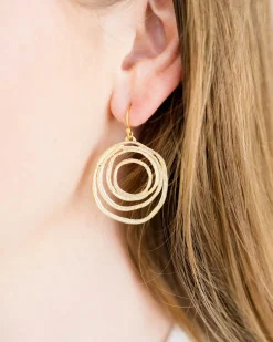 Swirl Cut Out Earrings|Susan Shaw Best