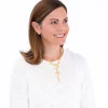 Tall Cross Toggle Necklace|Susan Shaw Outlet