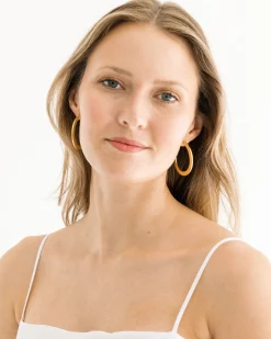 Textured Classic Hoops|Susan Shaw Hot