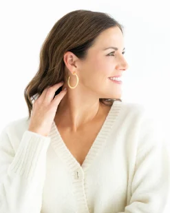 Textured Classic Hoops|Susan Shaw Hot
