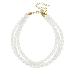 Triple Strand Pearl Necklace|Susan Shaw Online