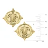 Turtle Intaglio Studs|Susan Shaw Best