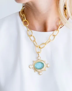 Venetian Glass Bee Elegant Pendant Necklace|Susan Shaw Sale