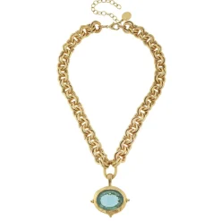 Venetian Glass Bee Necklace|Susan Shaw Clearance
