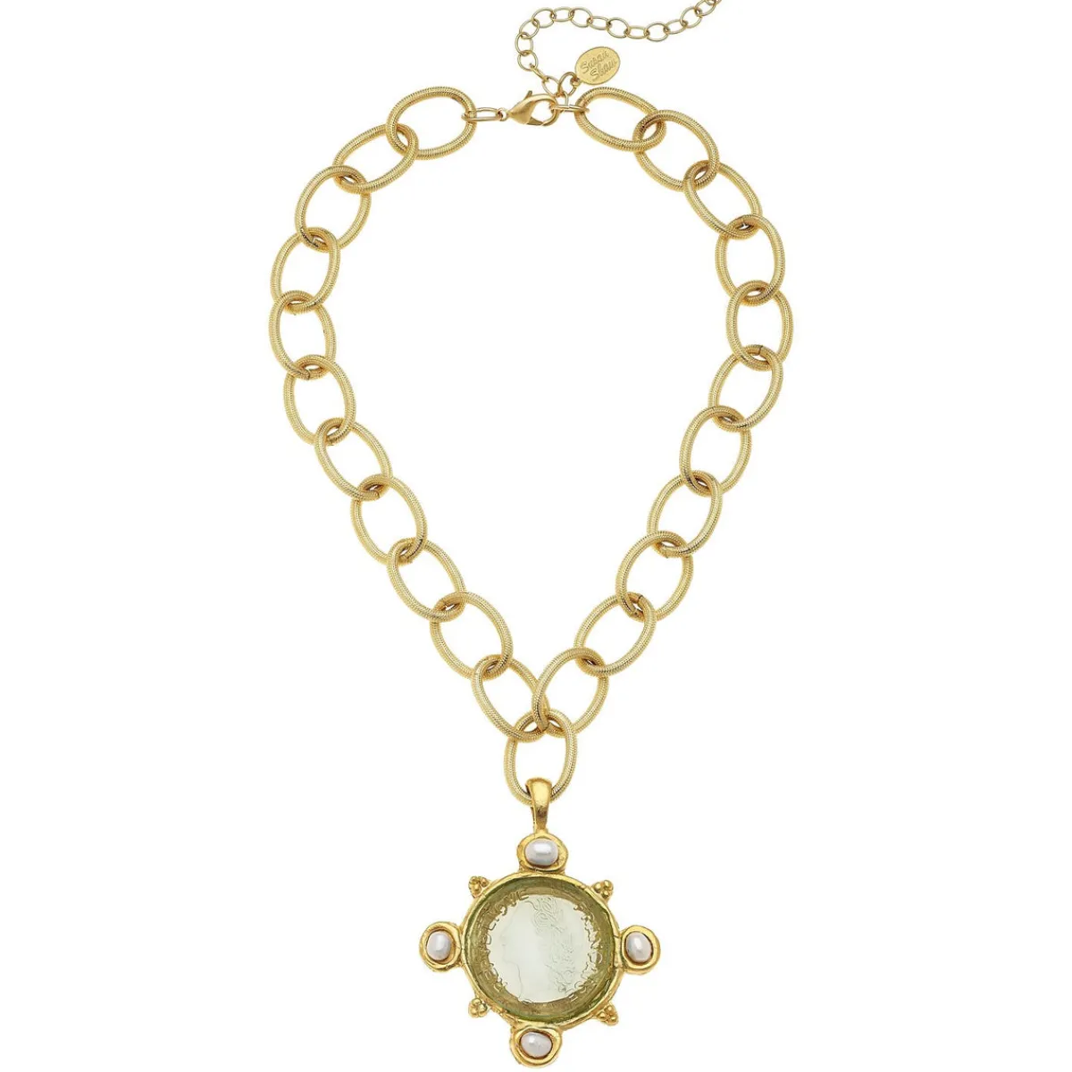Venetian Glass Chain Necklace|Susan Shaw Online