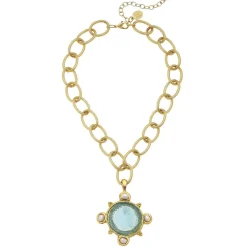 Venetian Glass Chain Necklace|Susan Shaw Online