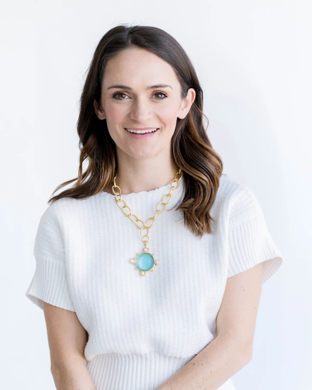 Venetian Glass Chain Necklace|Susan Shaw Online