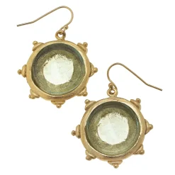 Venetian Glass Coin Earrings|Susan Shaw Clearance
