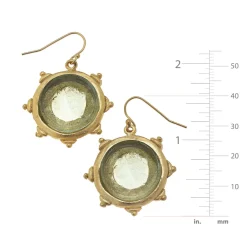 Venetian Glass Coin Earrings|Susan Shaw Clearance