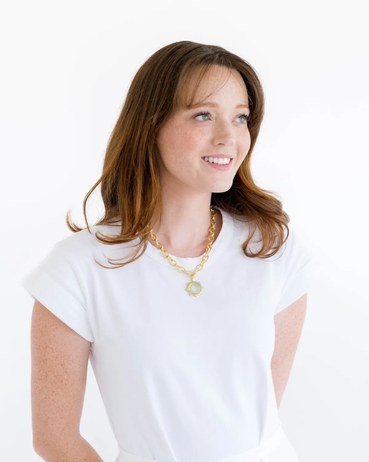 Venetian Glass Coin Necklace|Susan Shaw Best
