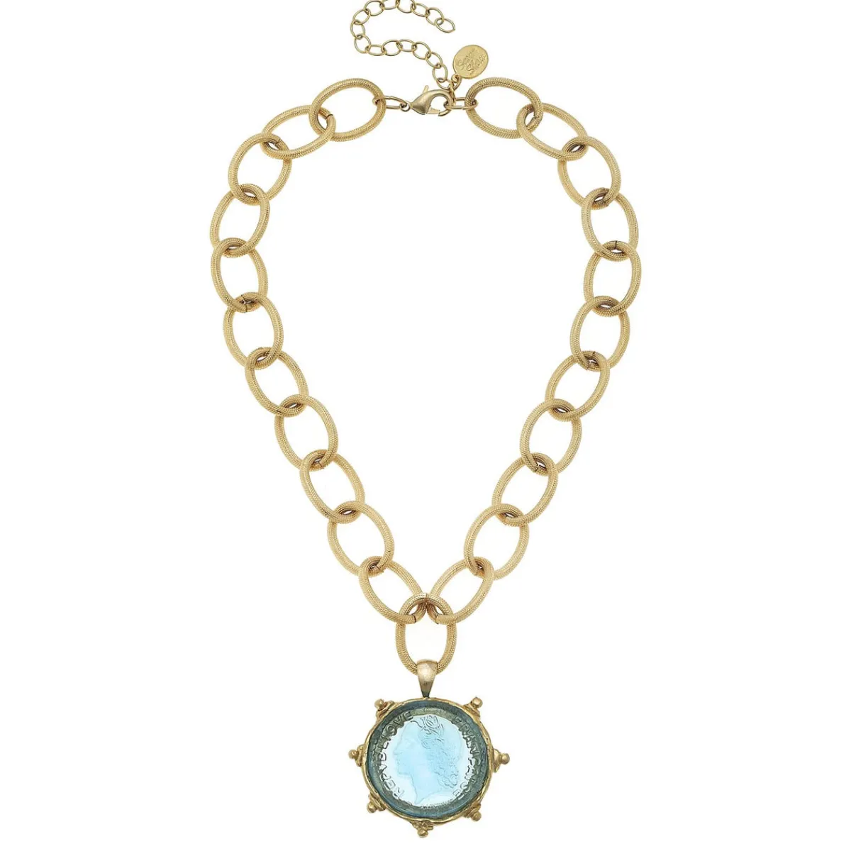 Venetian Glass Coin Necklace|Susan Shaw Best