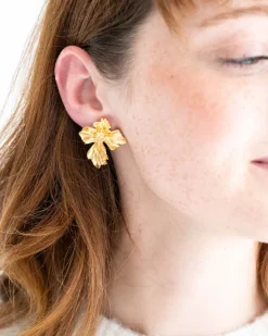 Vintage French Cross Earrings|Susan Shaw Clearance