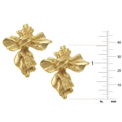Vintage French Cross Earrings|Susan Shaw Clearance