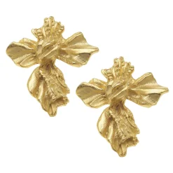 Vintage French Cross Earrings|Susan Shaw Clearance
