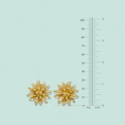 Water Lily Studs|Susan Shaw Hot