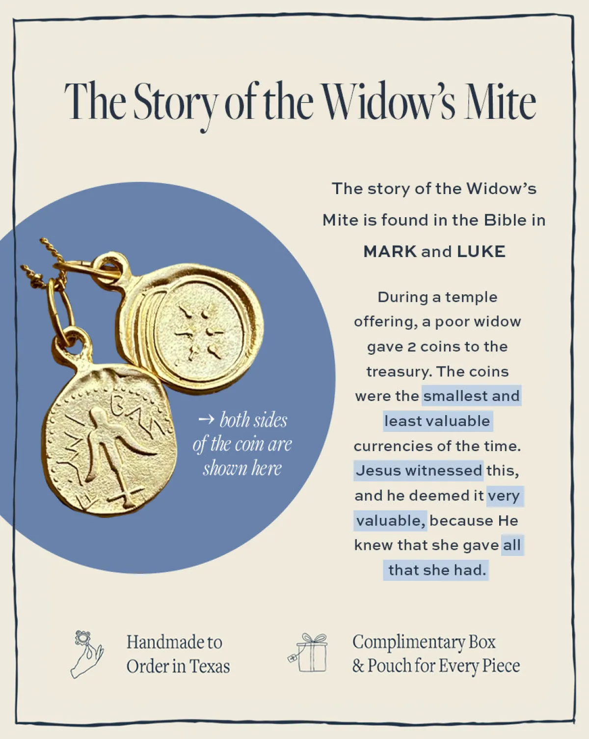 Widow's Mite Necklace|Susan Shaw Online