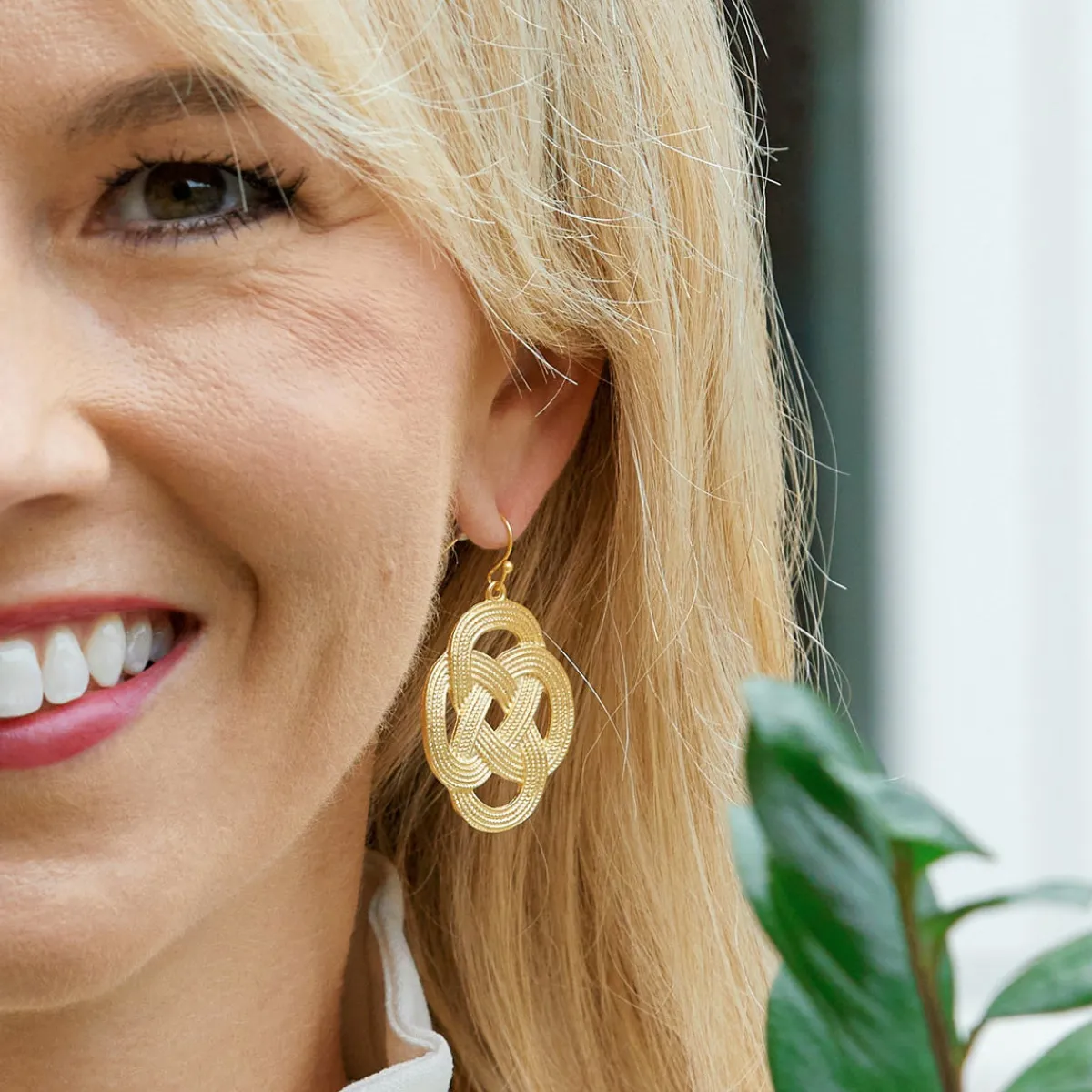 Woven Loop Earrings|Susan Shaw Online